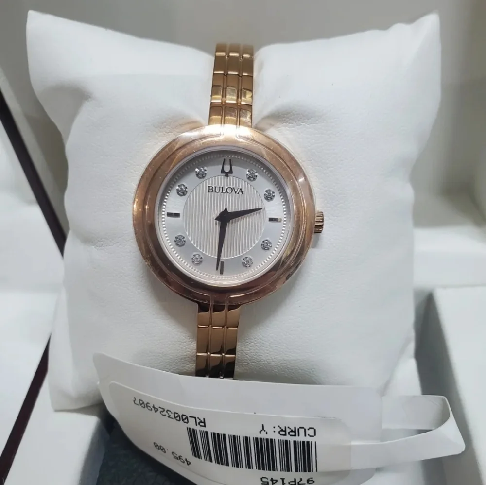 ***NEW*** Bulova Ladies Rhapsody Diamond Quartz Bracelet Watch - Picture 2 of 10